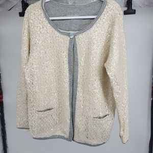 Soft Surroundings Sequined Sweater